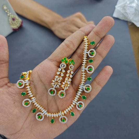 Heritage Sparkle AD Necklace Set