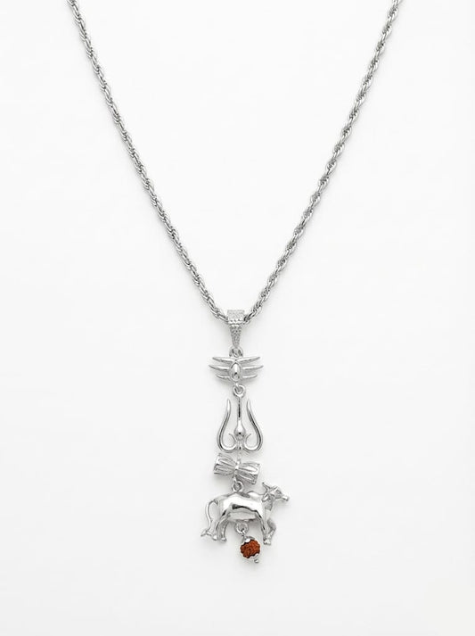 Shiv Nandi Pendant Chain - SSMB29
