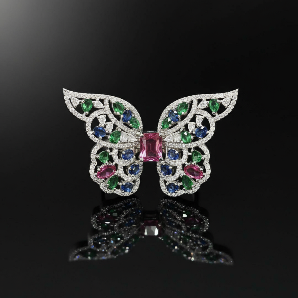 Opulent Butterfly Ring