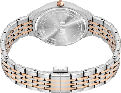 ALIX Women’s Luxury Blue Dial Stainless Steel Analog Watch – AL2542 SRGEB