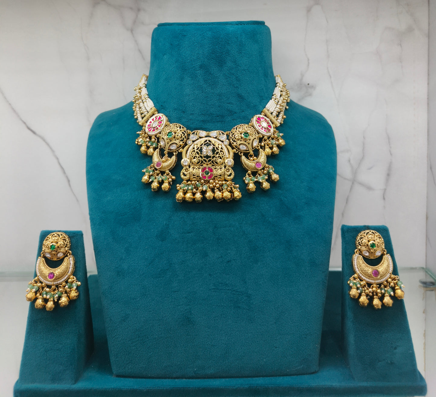 Traditional Temple Jewelry Set