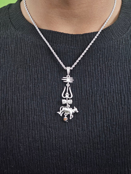 Shiv Nandi Pendant Chain - SSMB29