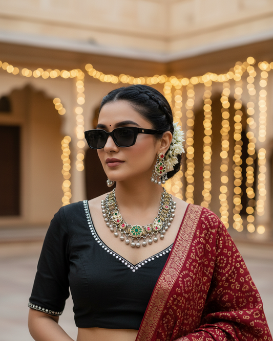 Oxidised Navratri Necklace for Garba