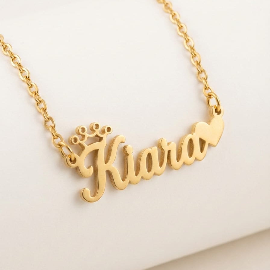 Heart Personalized Name Necklace - Daily Wear Custom Jewelry