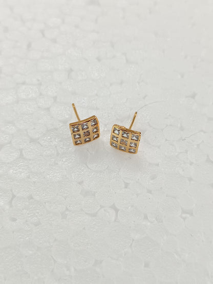Square Net Ear Tops