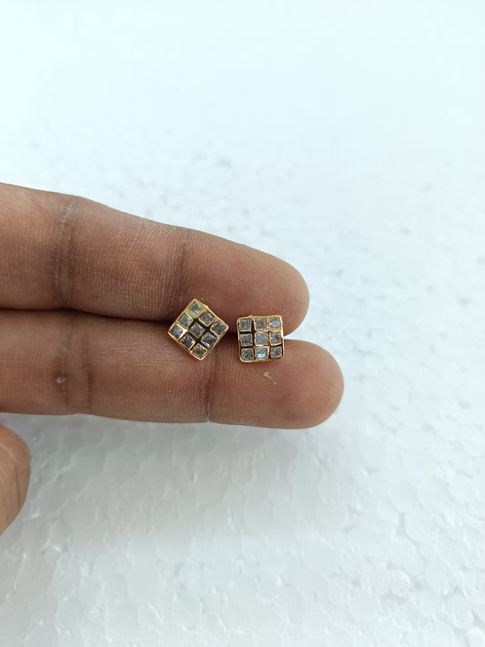 Square Net Ear Tops