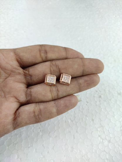 Square AD Earring Tops