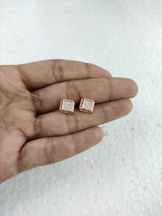 Square AD Earring Tops