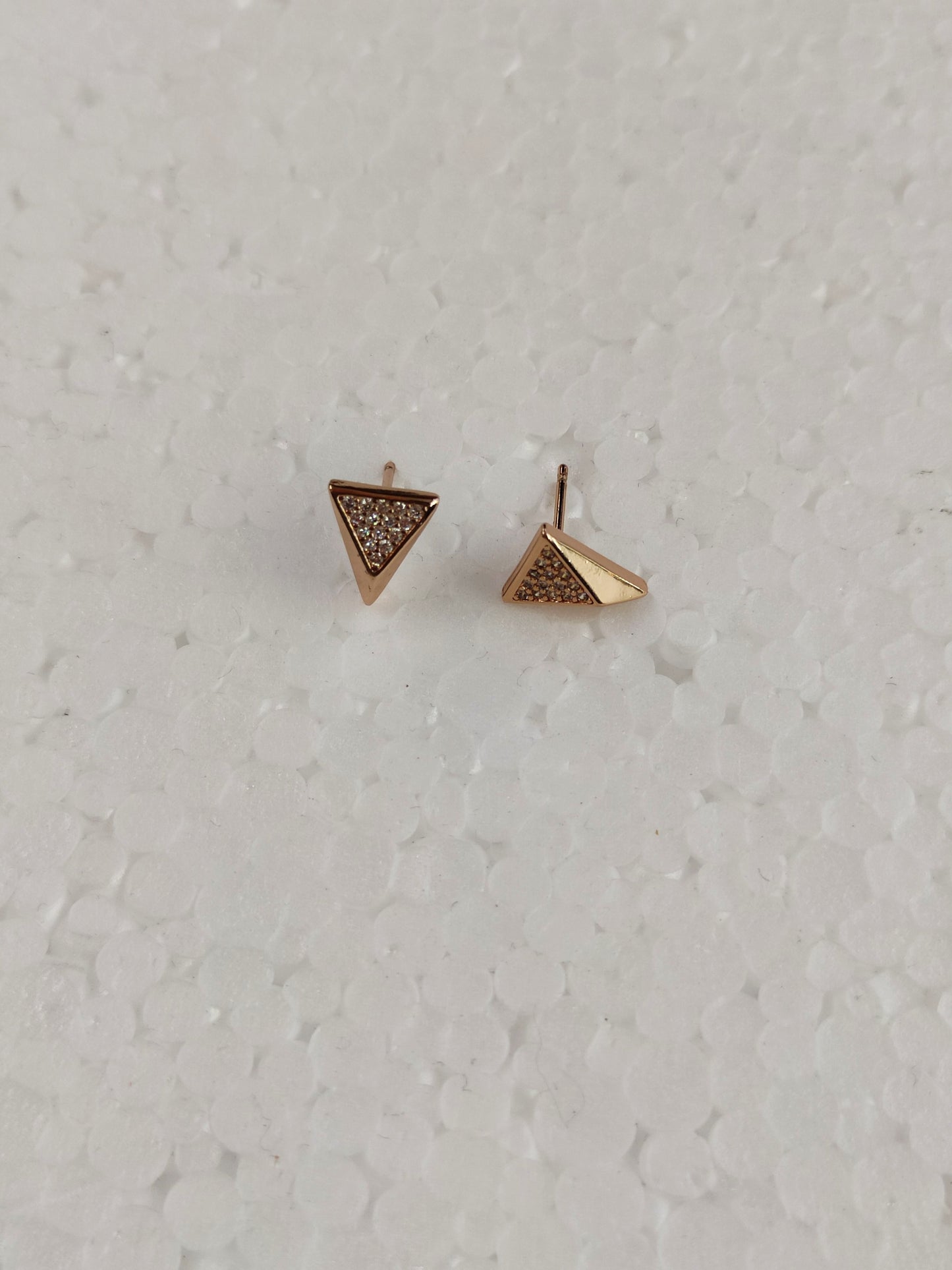 Triangle Pyramid AD Earring Tops