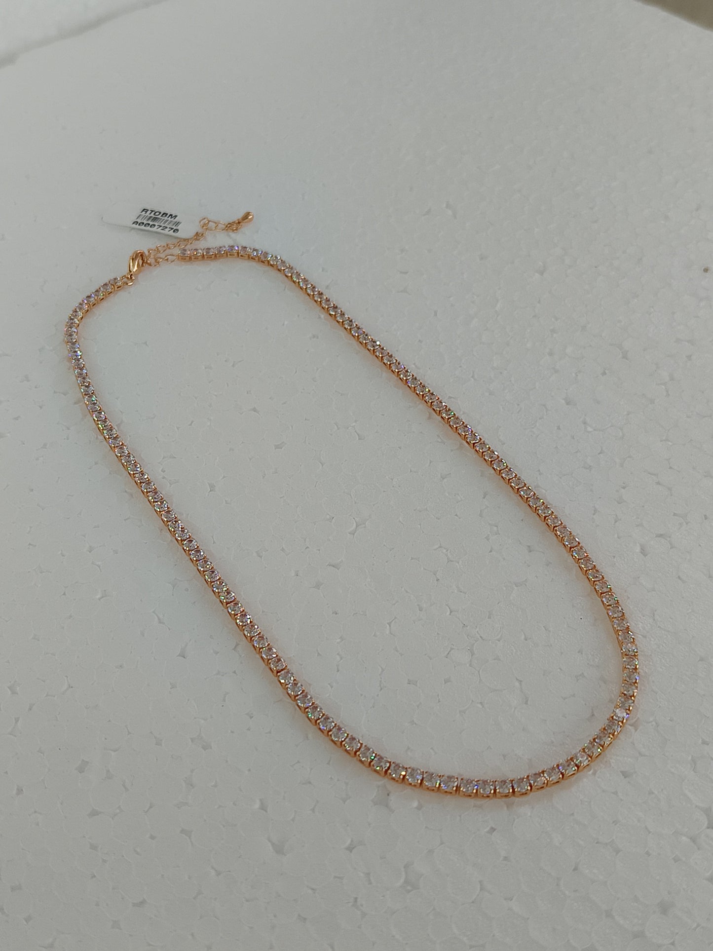 Rosaline Sparkle Tennis Necklace - Premium Stainless Steel