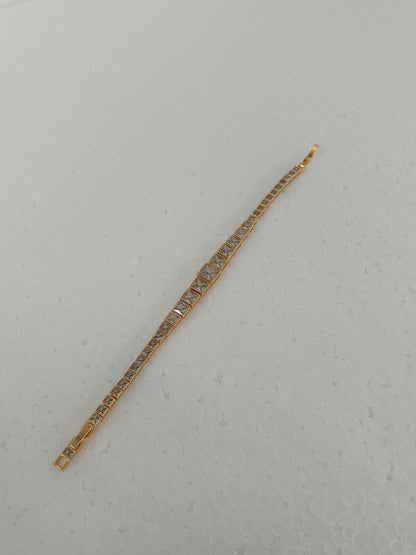 Radiant Royalty Square-Cut AD Bracelet