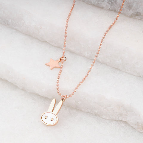 ROSE GOLD SMALL STAR NECKLACE