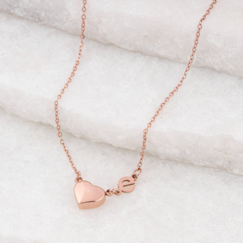 ROSE GOLD HEART NECKLACE