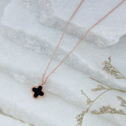 18KT ROSE GOLD PLUSE NECKLACE