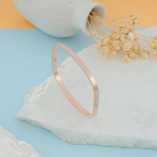 ROSE GOLD SQUARE MATTE KADA BRACELET