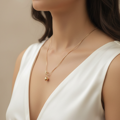 Minimal Charm Rose Gold Chain