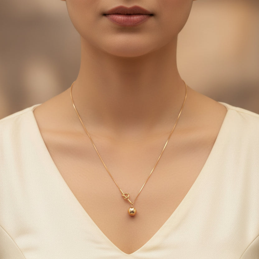 Minimal Charm Rose Gold Chain