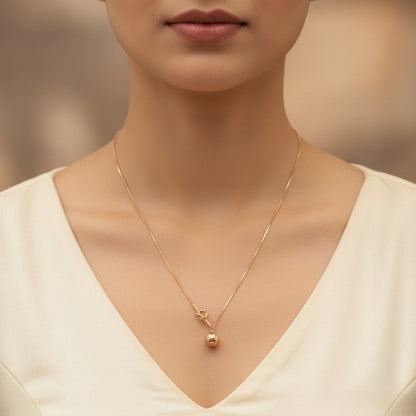 Minimal Charm Rose Gold Chain