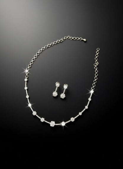 Elegant American Diamond AD Necklace set