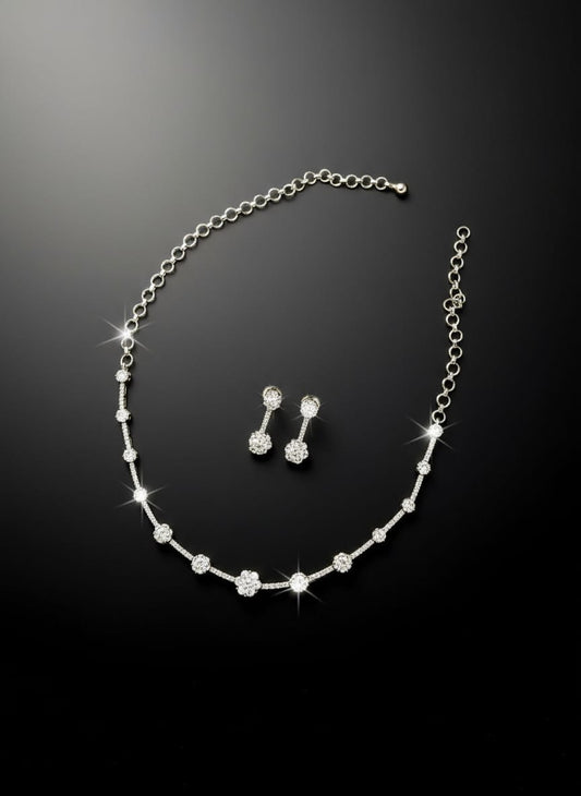 Elegant American Diamond AD Necklace set