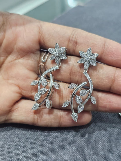 Floral Vine AD Necklace Set