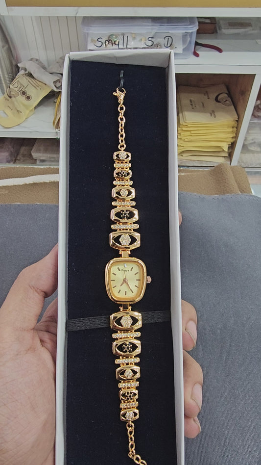 Empress Motif Bracelet Watch