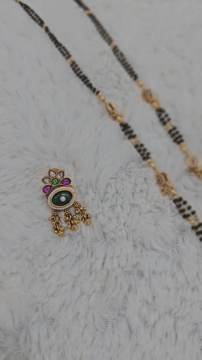 Antique Heritage rani pendent set