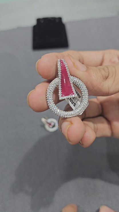 Ratna Chakra AD Pendant Set