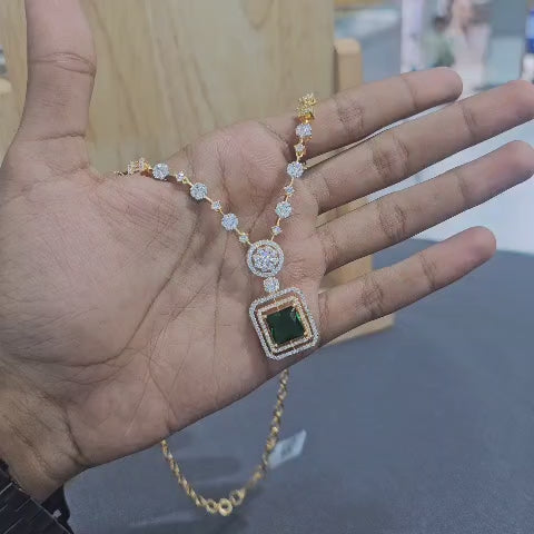 Emerald Radiance AD Necklace Set