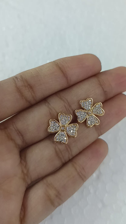 AD Flower Ear Stud
