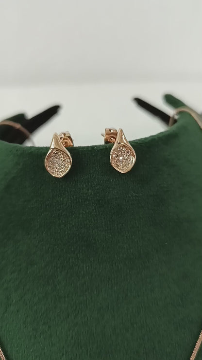 Waterdrop Pendant Necklace Full Set