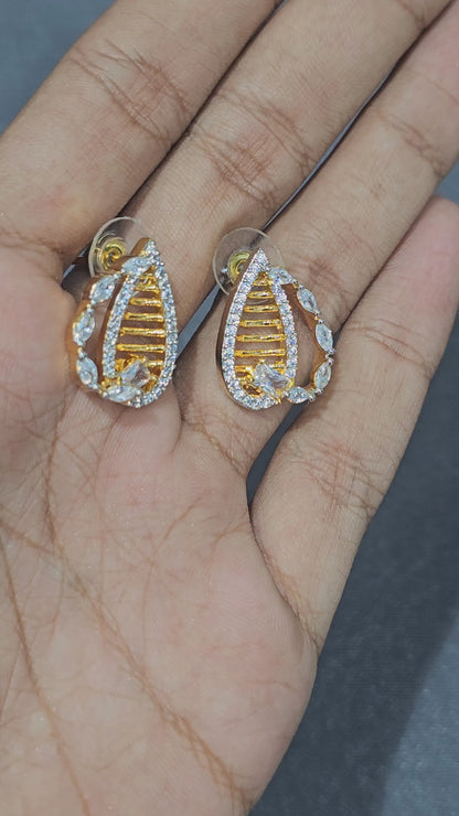 Teardrop Leaf AD Pendant Set