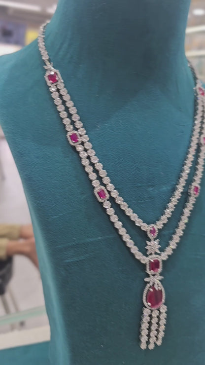 Ruby Tassel Elegance