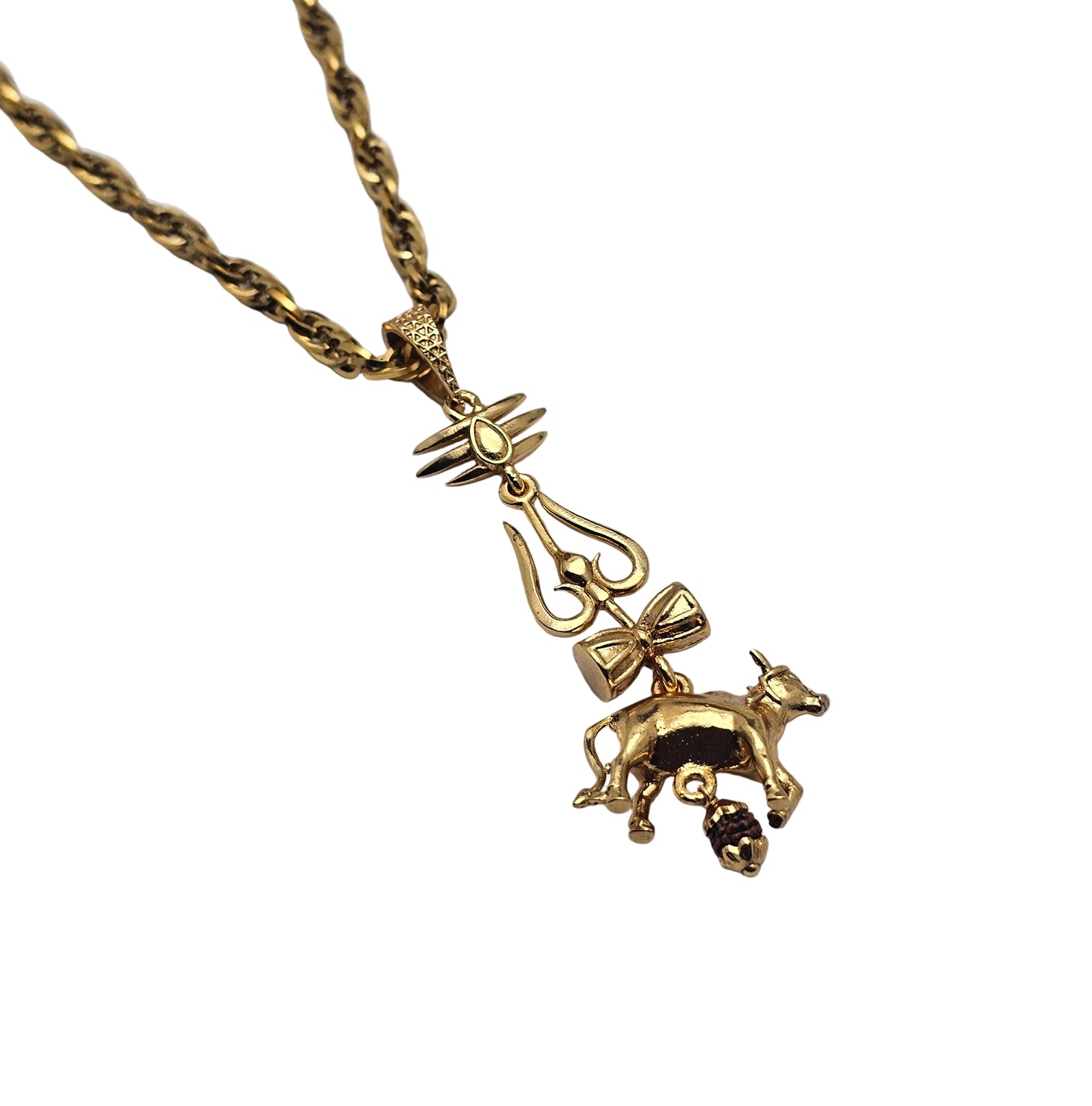 Shiv Nandi Pendant Chain - SSMB29