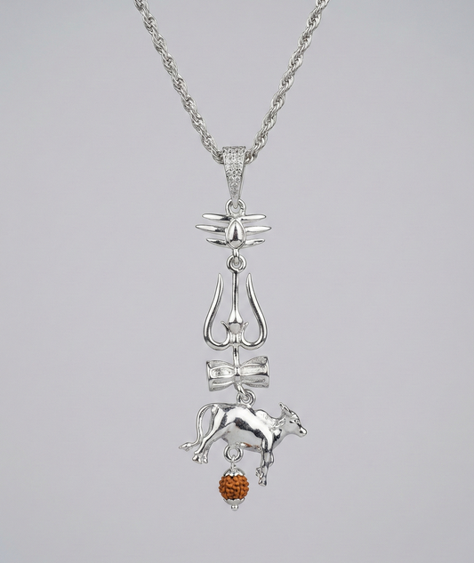Shiv Nandi Pendant Chain - SSMB29