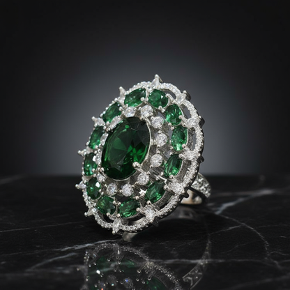 Majestic Orbit Ring