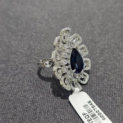 Imperial Petal Halo Ring