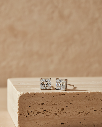 Silver Stone Stude