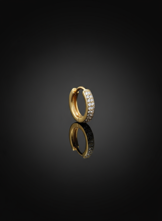 Classic Pave Huggie Hoop