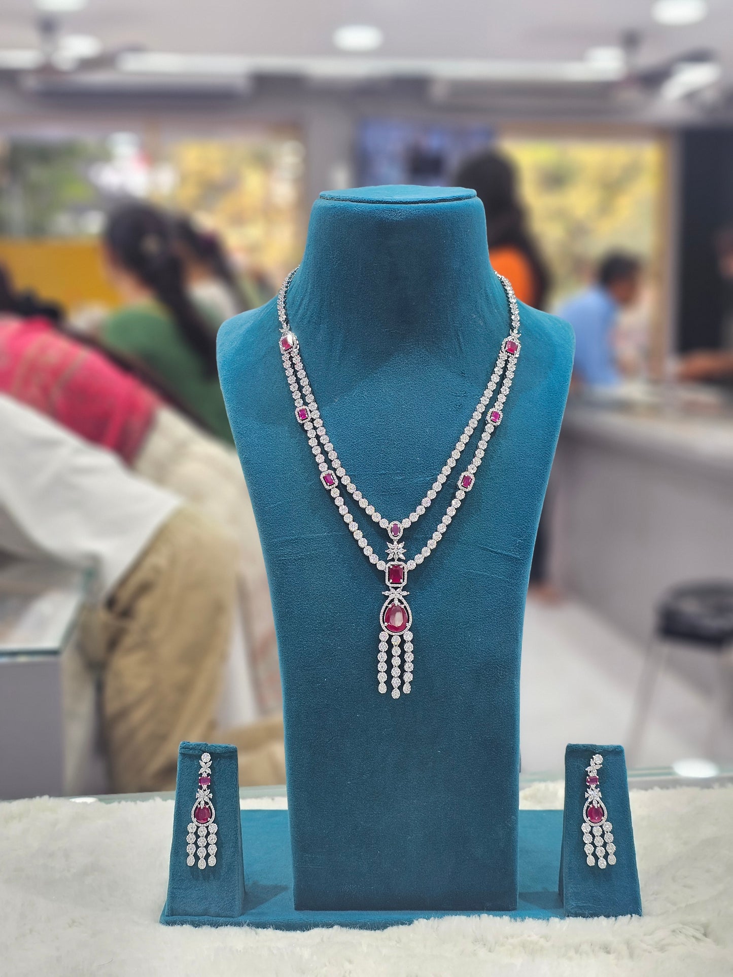 Ruby Tassel Elegance