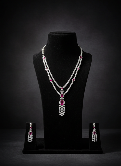 Ruby Tassel Elegance