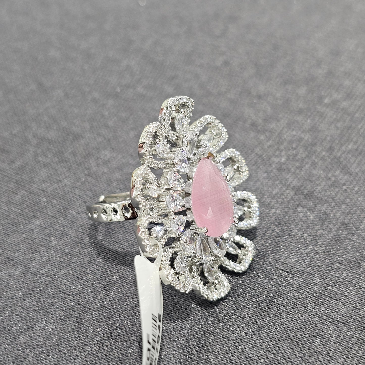 Imperial Petal Halo Ring