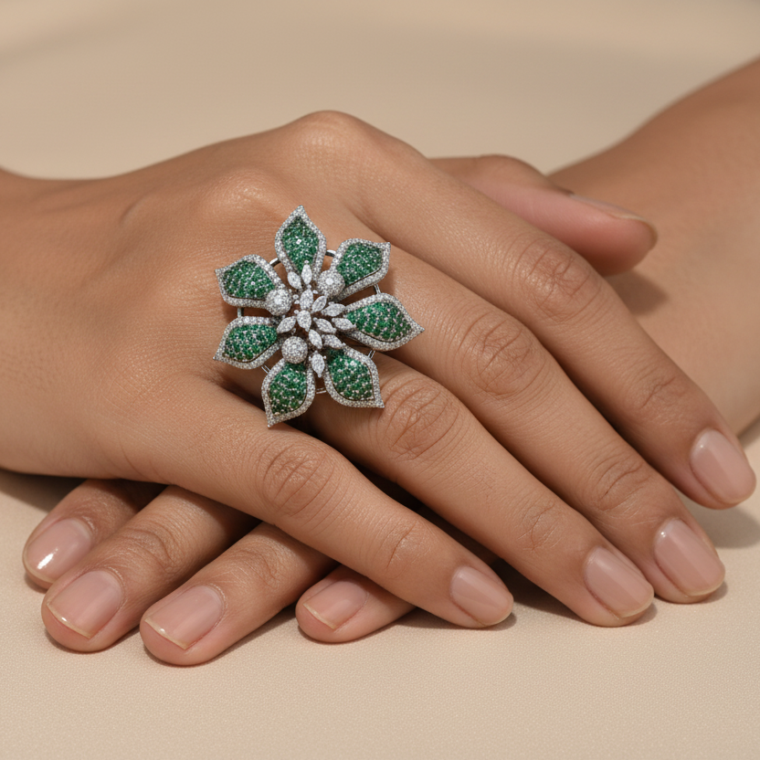 Luxe Blossom Ring