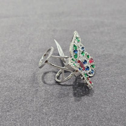 Opulent Butterfly Ring