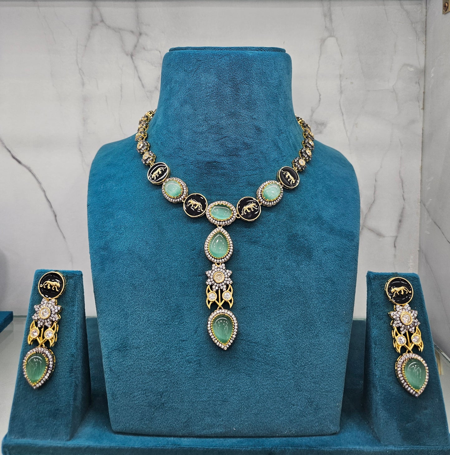 Sanchi Heritage The Emerald  Set