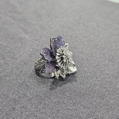 Bloom Royale Ring – Lavender