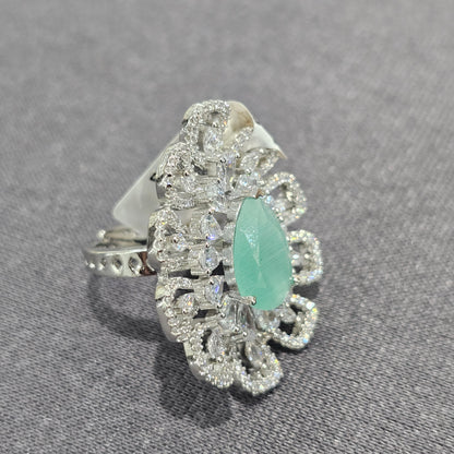 Imperial Petal Halo Ring