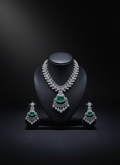 Emerald Royale Necklace Set