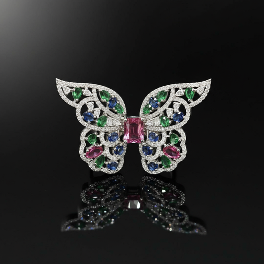 Opulent Butterfly Ring