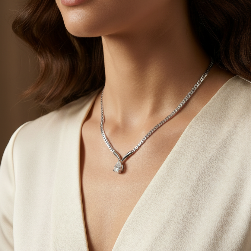 Silver Dailywear necklace